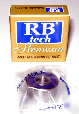 1602-2RS premium grade ball bearings, 1/4