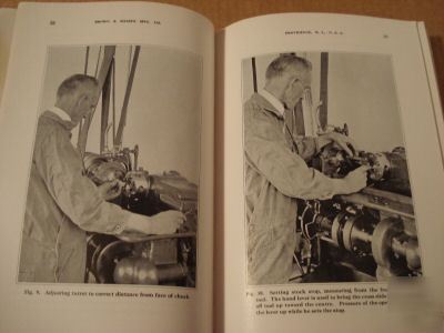 1935 brown & sharpe automatic screw machines manual