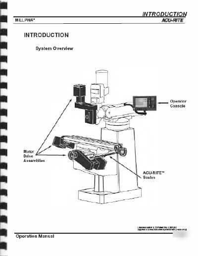 Acu-rite millpwr 3 axes owners manual
