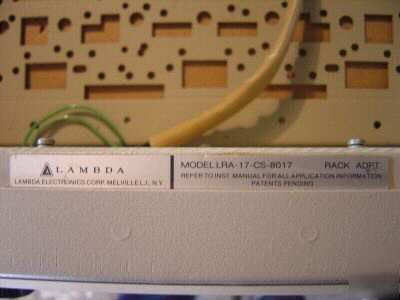 Lambda power supply rack adapter model # lra-17-cs-8017