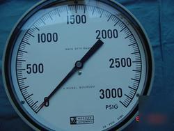 New nos weksler 0-3000 psig k monel bourdon gauge gage 
