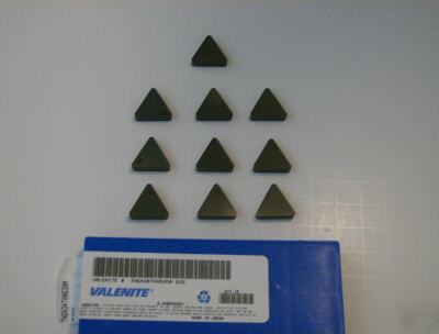 New valenite ceramic inserts 10 pack TNG434T00630A Q32