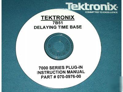 Tektronix 7B51 service manual