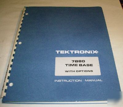 Tektronix 7B80 delaying time base instruction manual