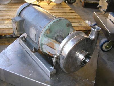 Tri-clover ss centrifugal pump C216MD18T-s 5 hp