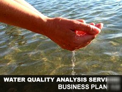 Water quality analysis company - business plan
