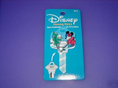 Disney mickey mouse & donald duck hockey SC1 key blank