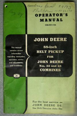 John deere manual 88