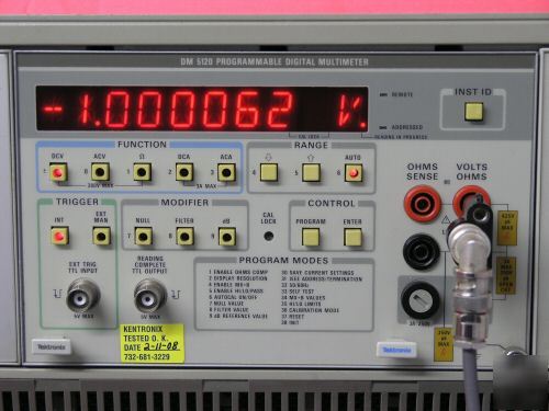 Tektronix DM5120 programmable digital multimeter. 