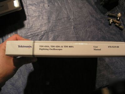 Tektronix tds 410A, 420A, & 460A user manual