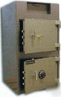 Cobalt sds-03CK large dual door drop deposit safe