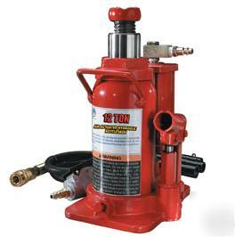 12-ton air actuated hydraulic bottle jack atd #7412