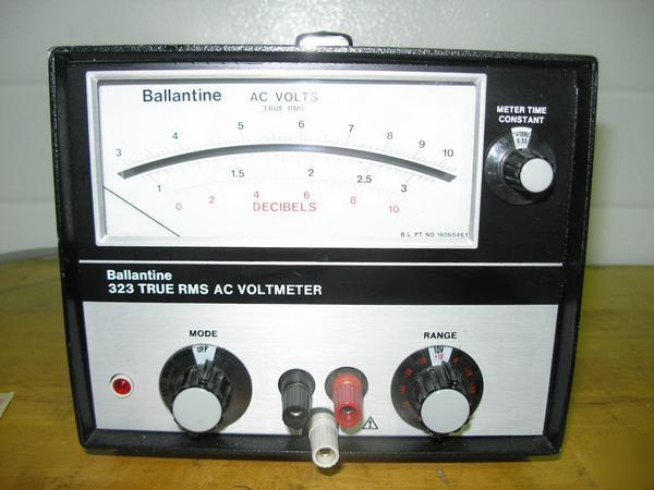 Ballantine model 323 true rms ac voltmeter