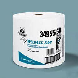 C- wypall X60 terri wipe white 1100/cs kcc 34955