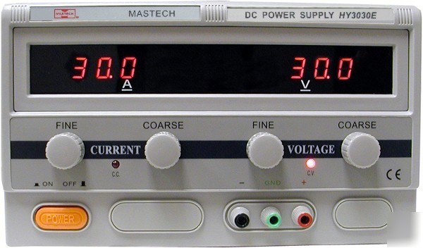 Mastech dc power supply variable 0 - 30 v @ 0 - 30 amps