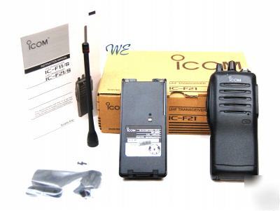 New icom ic-F21 uhf lmr mil-std 440-470MHZ transceiver