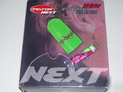 Peltor next - tattoo earplugs-32DB - 200 pair ear plugs
