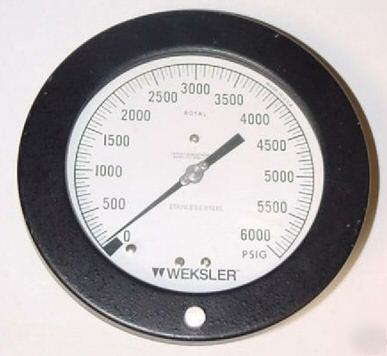 Pressure gauge, mfg: weksler