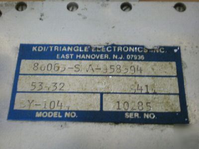 WR62 kdi triangle electronics transceiver
