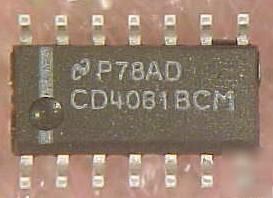 CD4081BCMX quad 2-input and buffered b series gate lots