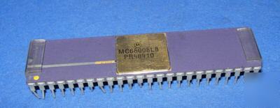 Cpu nsc NS32008D-10 vintage 48-pin gold gray dip
