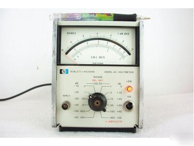 Hewlett packard hp 400EL ac voltmeter option 002