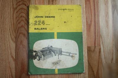 John deere 224 baler operators manual 