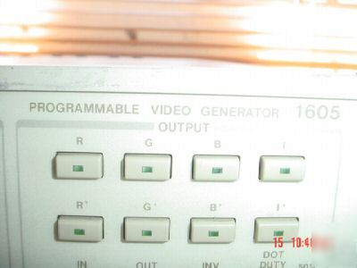 Leader 1605 programmable rgb video generator 300MHZ