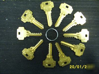 Locksmith space & depth keys dexter 5-pin DE6 lot