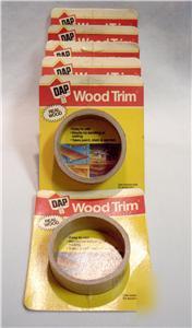 Lot of 6 dap flexible glue-on wood trim veneer