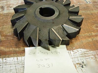 Milling cutters diameter: 6 face width: 1-1/8 3031 1 pc