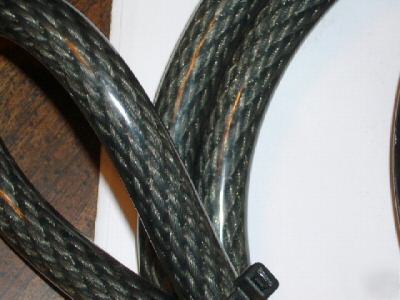 New 2 ingersoll rand kryptonite braided steel cable 