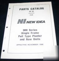 New idea 900 series single frame pull type planter row