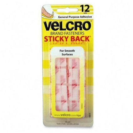 New lot of 12 velcro sticky back tape 