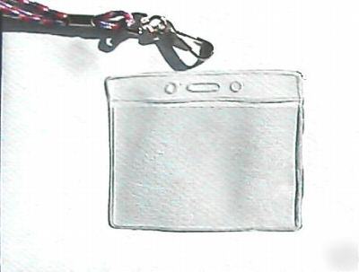New name tag holders, pack of 250, plastic, , 