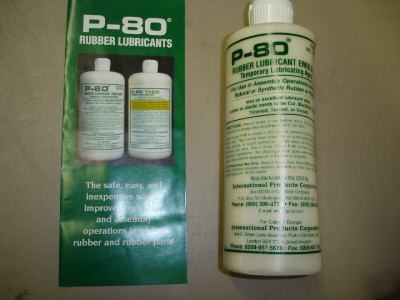P-80 rubber lubricant emulsion agent 1 - pint # 5391