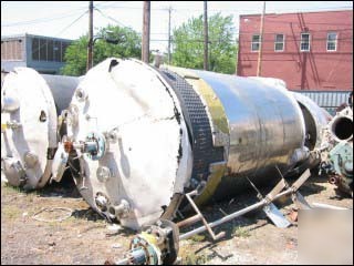 2700 gal precision stainless reactor, 316L s/s, - 21322