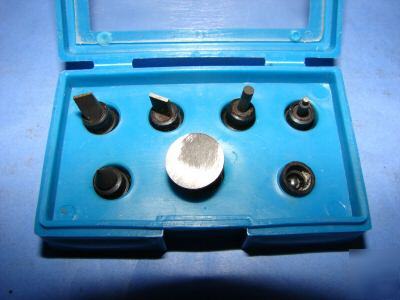 7 piece micrometer anvil attachment kit