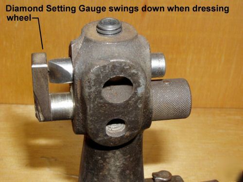 Brown & sharpe radius & angle grinding wheel dresser