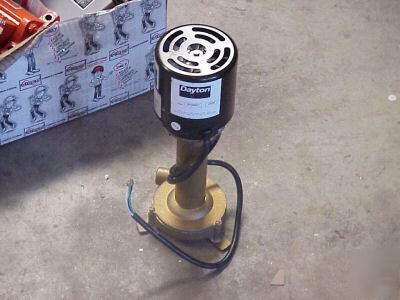 Dayton bronze coolant pump 115VAC 1P295 3/8