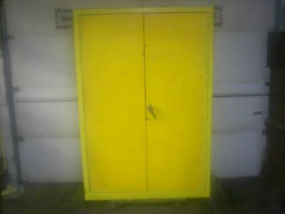 Flammable chemical storage cabinet