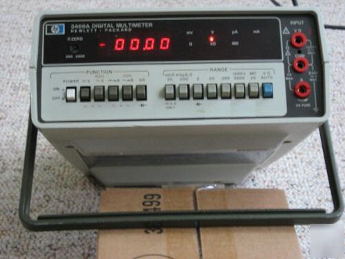 HP3466A digital multimeter, multimeter