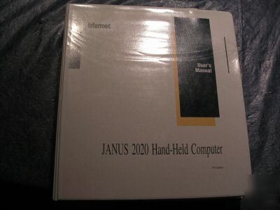 Intermec janus 2020 hand-held computer user's manual