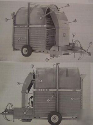 John deere 100 hay stack wagons operator's manual
