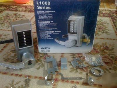 Kaba ilco l 1000 series mechanical pushbutton lock