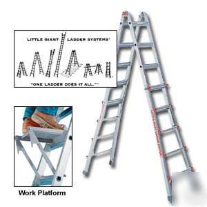 Little giant telescopic ladder system, multipurpose