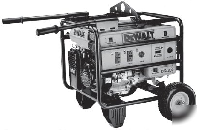 New heavy duty 4300 watt gas generator BDDG4300
