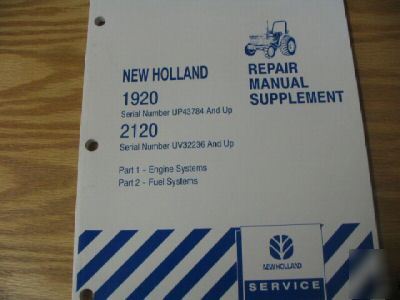 New holland 1920 2120 tractors repair manual supplement