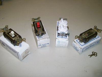 New lot of 4 greate general electric switches grounding