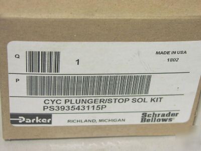 New parker PS393543115P cyc plunger/stop solenoid kit 